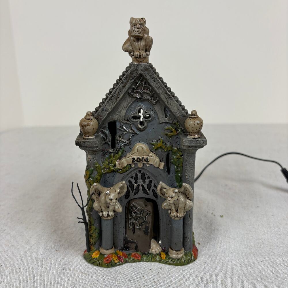 Department 56 Snow Village Halloween Rest In Peace 2014 Cemetery Crypt